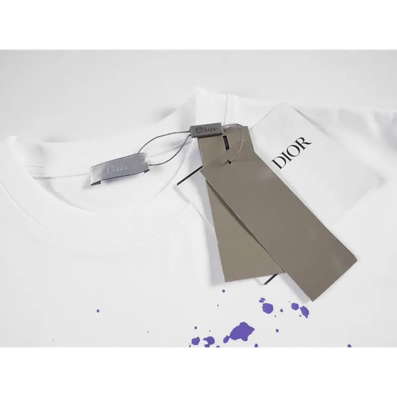 D-ior T-shirts for men Color logo #A47037