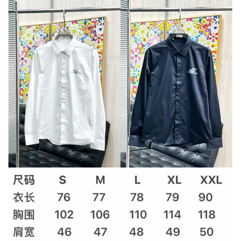 D-ior shirts for D-ior Long-Sleeved Shirts for men #A58443