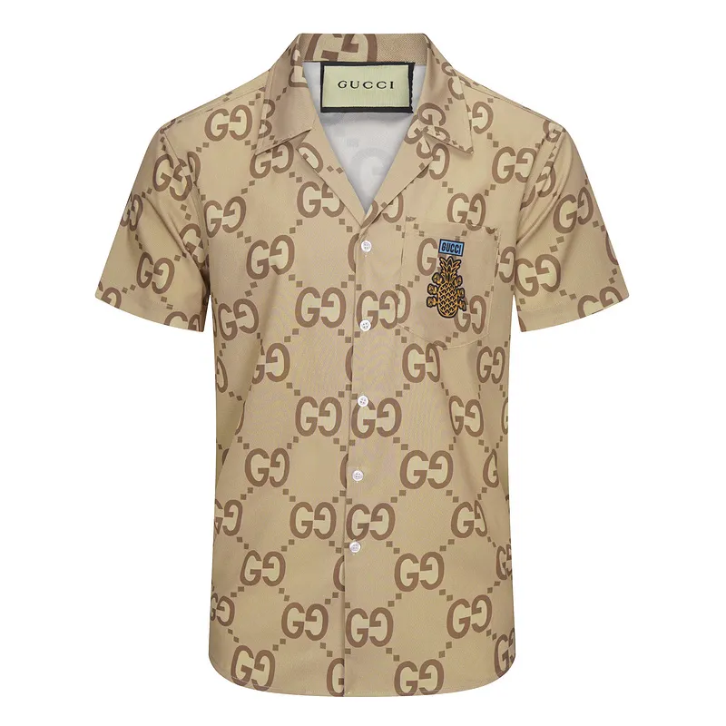 Gucci shirts for Gucci short-sleeved shirts for men #999923636 Gucci shirts for Gucci short-sleeved shirts for men #999923636