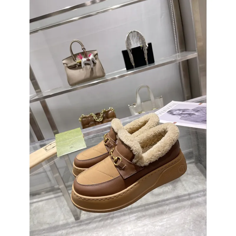 Gucci Shoes for Women Gucci Boots snow boots heel height:3cm #A58294 Gucci Shoes for Women Gucci Boots snow boots heel height:3cm #A58294