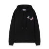 Off - White Black Hoodie With Colorful Butterfly And Arrow Graphic #A54447