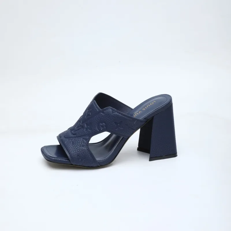 Louis Vuitton Shoes for Womens Louis Vuitton Slippers Heel height:9cm #A60936