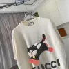 Gucci Mens AAA T-shirts Gucci Cat Embroidery T-shirt Mens #A53735