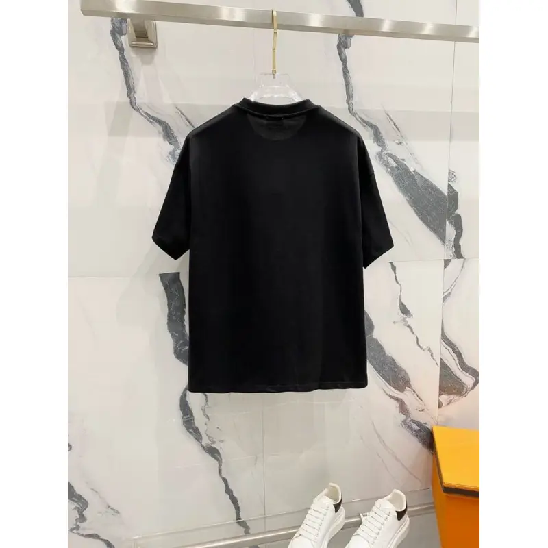YSL T-Shirts for MEN Black/White #A47062