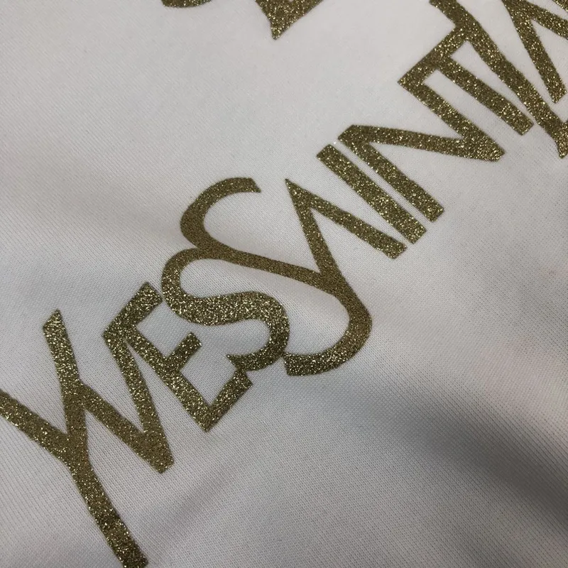 YSL T-Shirts for MEN Black/White #A53132