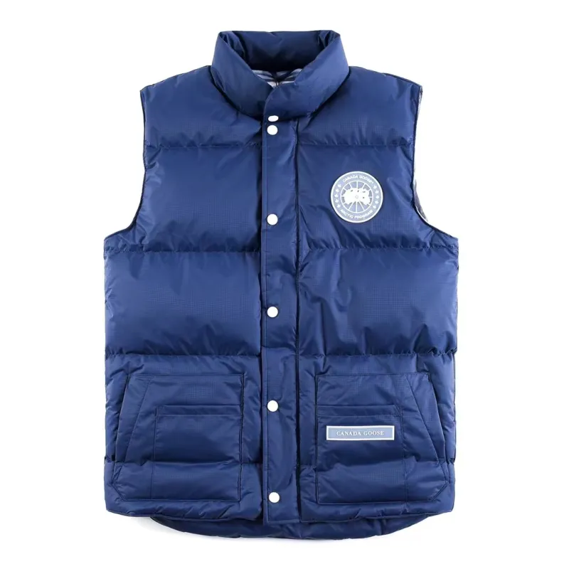 Sale Ca*Goose White Label Glacier Down Vest  Luxury Lightweight Insulated Outerwear #A57866