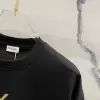 YSL T-Shirts for MEN Black/White #A47062