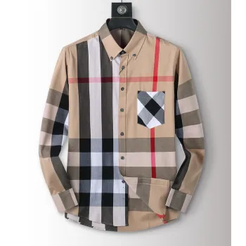 Burberry Shirts for Mens Burberry Long-Sleeved Shirts #A53944