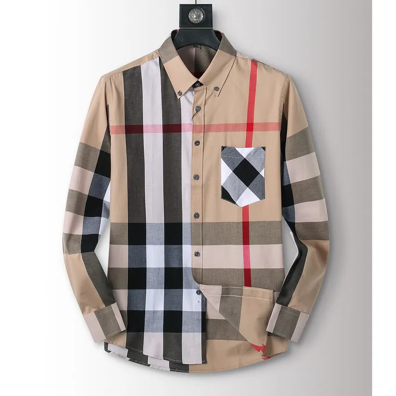 Burberry Shirts for Mens Burberry Long-Sleeved Shirts #A53944