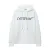 Off - White Classic Logo Print White Hoodie for Fashion Enthusiasts #A54446