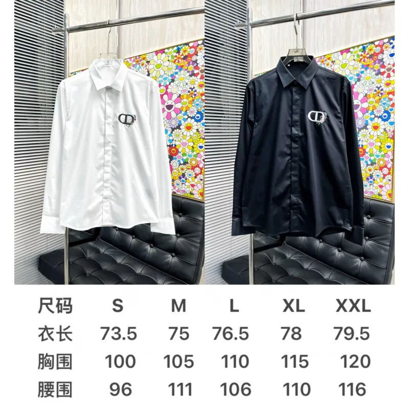 D-ior shirts for D-ior Long-Sleeved Shirts for men #A58441