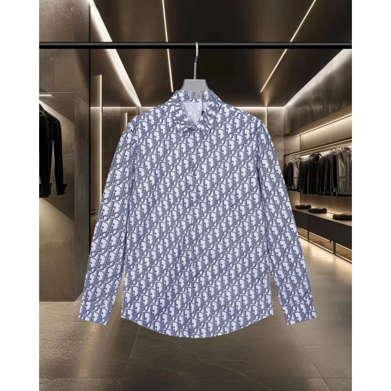 D-ior shirts for D-ior Long-Sleeved Shirts for men #A51491
