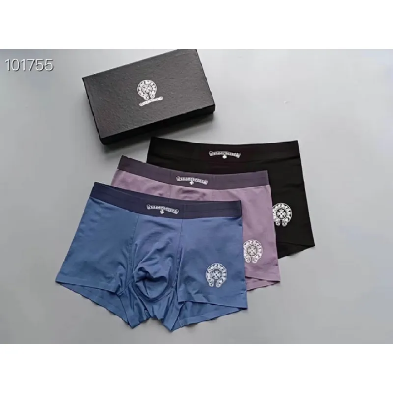 Chrome Hearts Underwears for Men Soft skin-friendly light and breathable (3PCS) #A37477