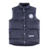 Sale Ca*Goose White Label Glacier Down Vest  Luxury Lightweight Insulated Outerwear #A57864