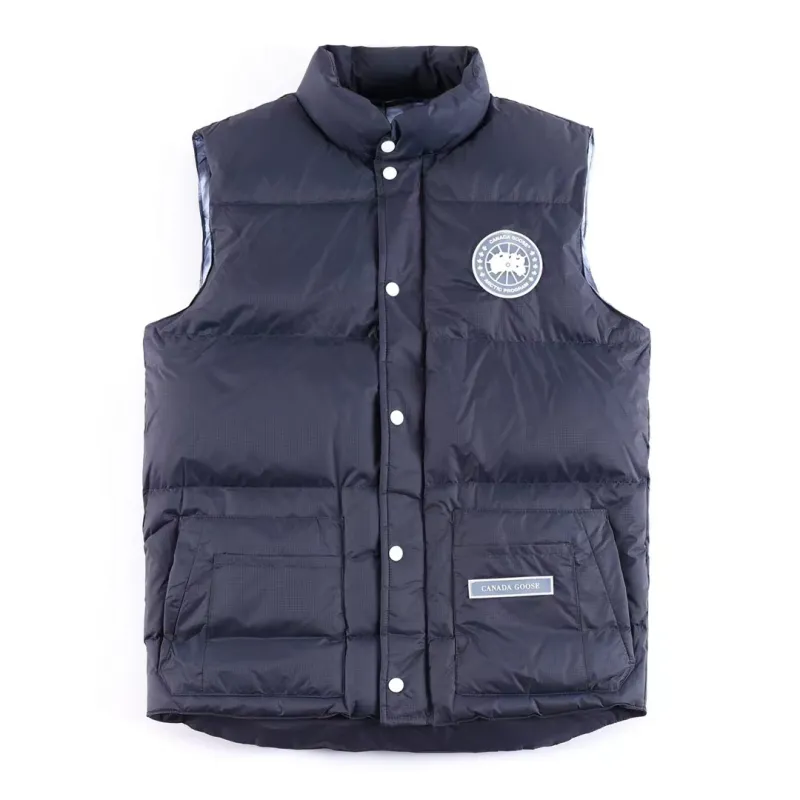 Sale Ca*Goose White Label Glacier Down Vest  Luxury Lightweight Insulated Outerwear #A57864