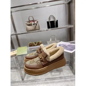 Gucci Shoes for Women Gucci Boots snow boots heel height:3cm #A58291