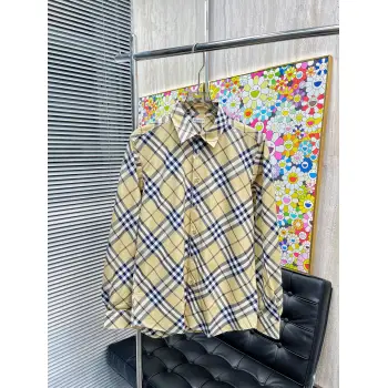 Burberry Shirts for Mens Burberry Long-Sleeved Shirts #A58486
