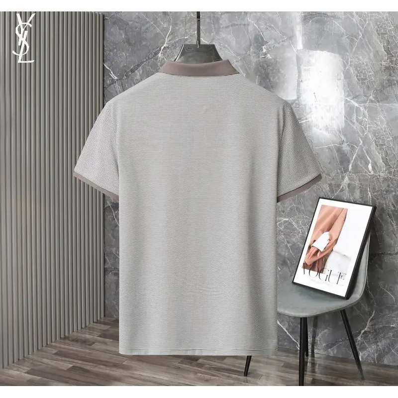 YSL T-Shirts Polo for MEN stripe #A46704