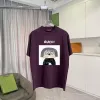 Gucci Light Blue T Shirt Featuring Funny Cartoon Character with Glasses in Modern Style #A54264