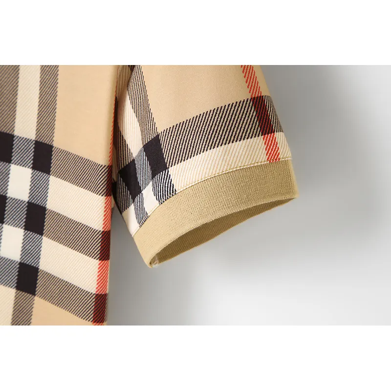 Burberry Classic Checkered Pure Cotton Short-Sleeved Polo for MEN #A33923