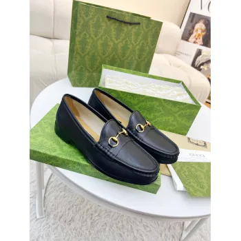 Gucci Shoes for Women 1953 Horsebit Loafers Black #A48777