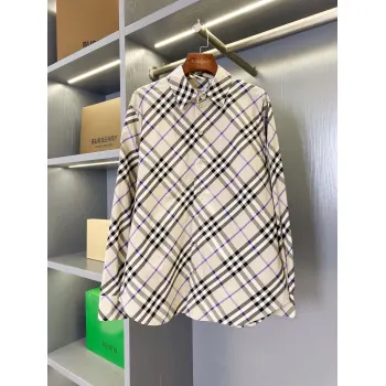 Burberry Shirts for Burberry Mens AAA+ Burberry Long-Sleeved Shirts #A58523