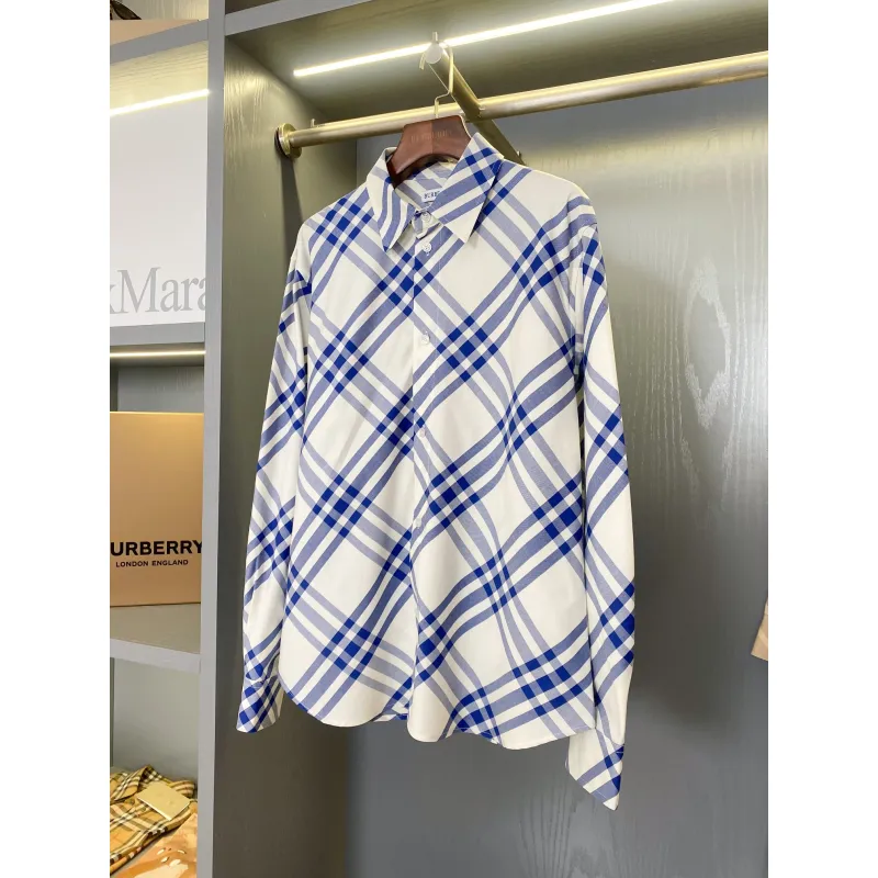 Burberry Shirts for Burberry Mens AAA+ Burberry Long-Sleeved Shirts #A58524