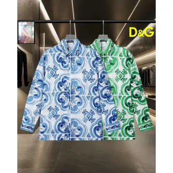 D&G Shirts for D&G Long-Sleeved Shirts For Men #A45732