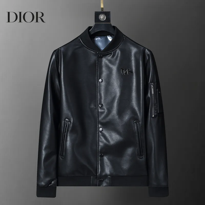 D-ior Leather Jackets for Men #A42438 D-ior Leather Jackets for Men #A42438