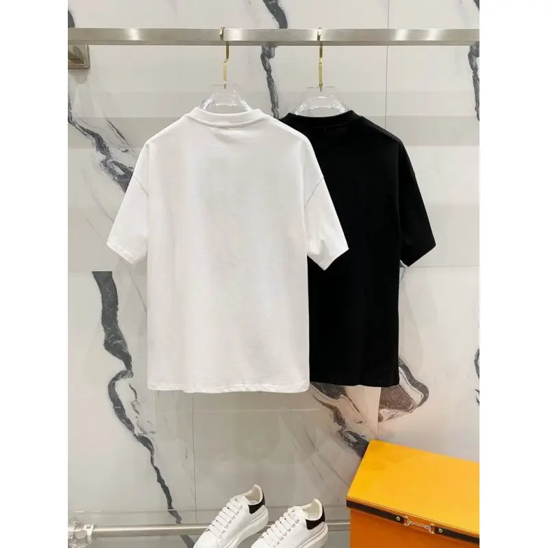 YSL T-Shirts for MEN Black/White #A47062