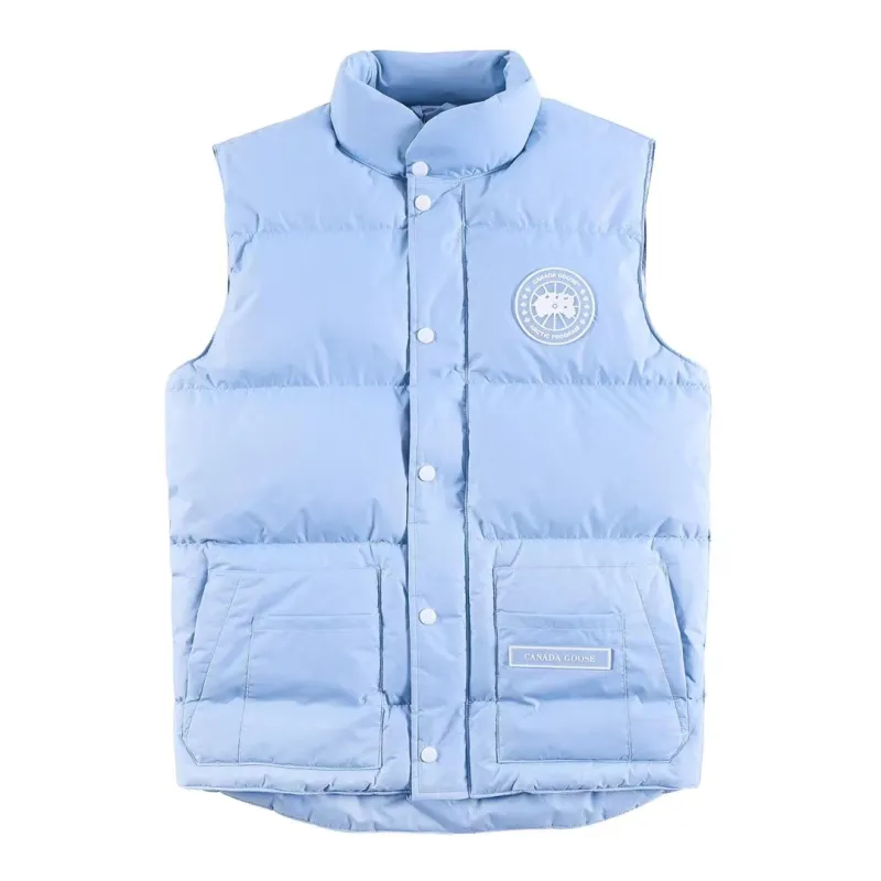Sale Ca*Goose White Label Glacier Down Vest  Luxury Lightweight Insulated Outerwear #A57863