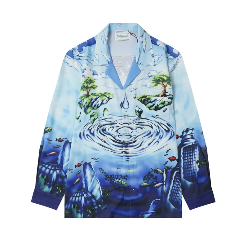 Casablanca Shirt Long sleeves M-3XL #A60284 Casablanca Shirt Long sleeves M-3XL #A60284