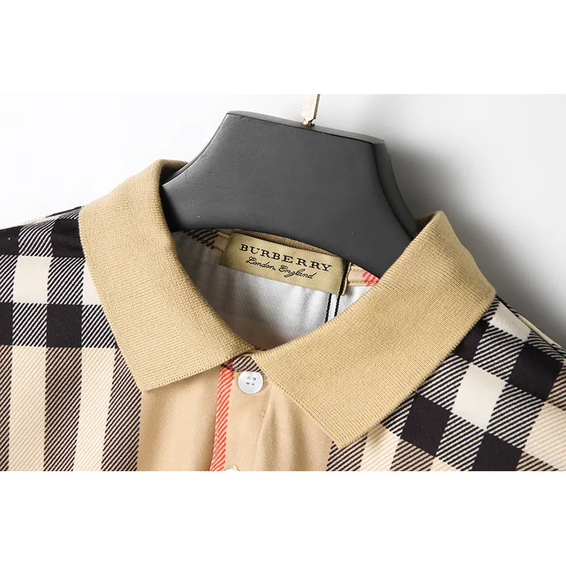 Burberry Classic Checkered Pure Cotton Short-Sleeved Polo for MEN #A33923