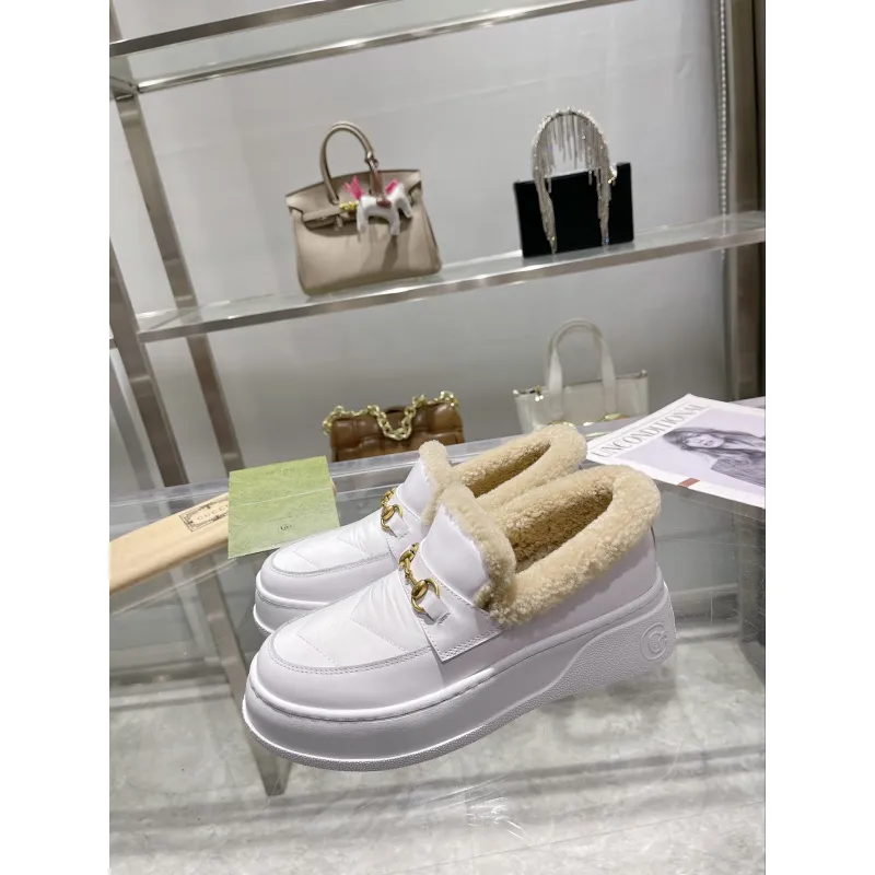 Gucci Shoes for Women Gucci Boots snow boots heel height:3cm #A58296