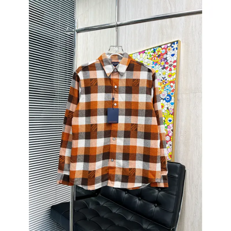 Burberry Shirts for Mens Burberry Long-Sleeved Shirts #A58496