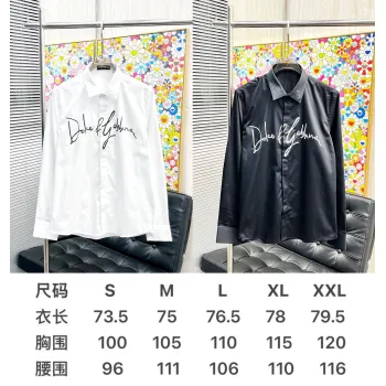 D&G Shirts for D&G Long-Sleeved Shirts For Men #A58454