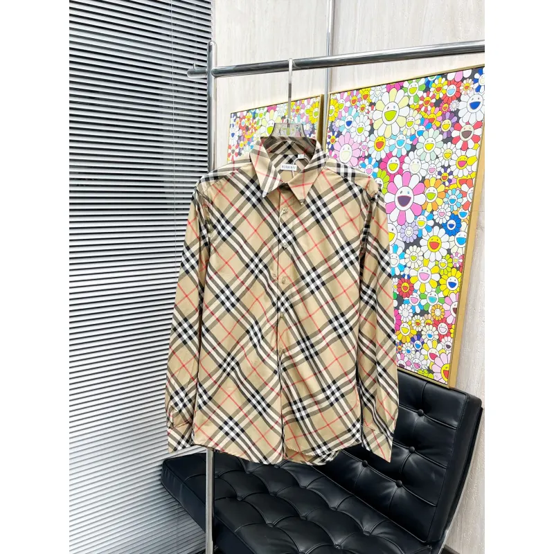 Burberry Shirts for Mens Burberry Long-Sleeved Shirts #A58483