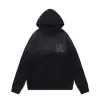 Amiri Black Hoodie With Embellished AMIRI HOLLYWOOD And Logo Design #A54432 Amiri Black Hoodie With Embellished AMIRI HOLLYWOOD And Logo Design #A54432