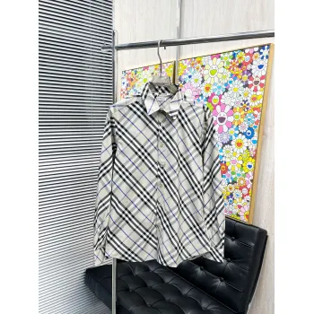 Burberry Shirts for Mens Burberry Long-Sleeved Shirts #A58485