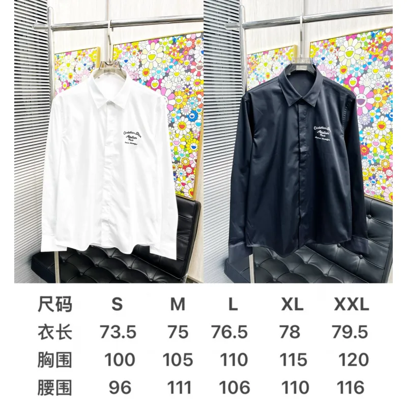 D-ior shirts for D-ior Long-Sleeved Shirts for men #A58442