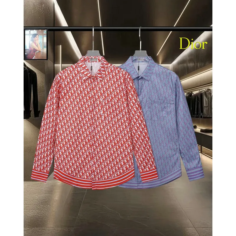D-ior shirts for D-ior Long-Sleeved Shirts for men #A45733