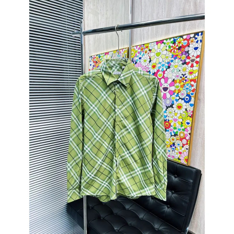 Burberry Shirts for Mens Burberry Long-Sleeved Shirts #A58484