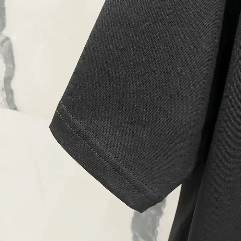 YSL T-Shirts for MEN Black/White #A47062
