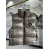 Ca*Goose Black logo Cypress Puffer Series Fitted Solid Color Glossy High Neck Sleeveless Windproof Down Jacket #A57853 Ca*Goose Black logo Cypress Puffer Series Fitted Solid Color Glossy High Neck Sleeveless Windproof Down Jacket #A57853