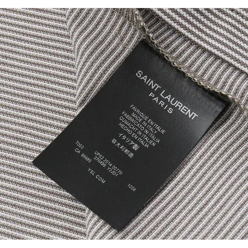 YSL T-Shirts Polo for MEN stripe #A46704