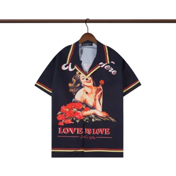 D&G Shirts for D&G Short-Sleeved Shirts For Men #999931856
