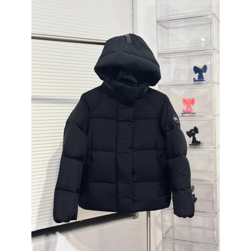 Ca*Goose Hooded Down Jacket Lightweight Quilted Design with Contrast Accents Luxury Winter Insulated Outerwear for Men/Women #A57868