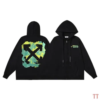 Off-White Hoodies for MEN pure cotton 420g #A58709