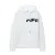 Off - White White Hoodie With Bold Back Text And Brand Story Print #A54453