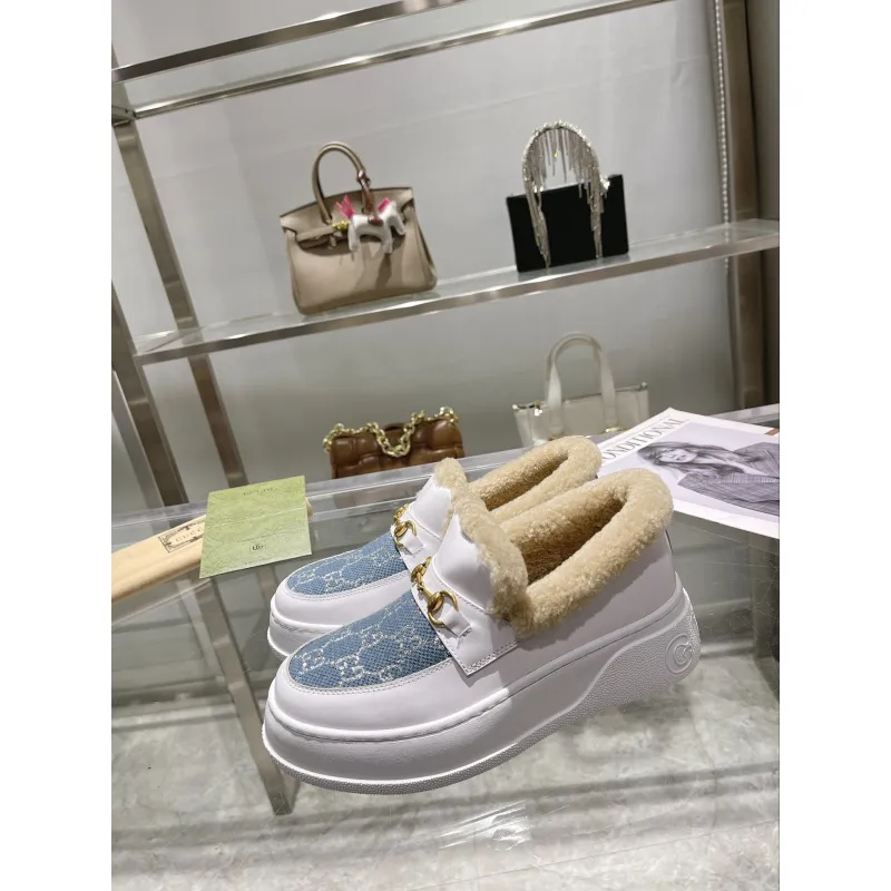 Gucci Shoes for Women Gucci Boots snow boots heel height:3cm #A58293